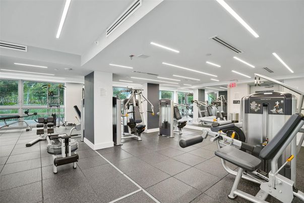 Fitness Equipment, Gym, Interior, Recessed Lighting