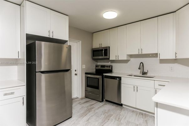 Interior, Kitchen, Marble, Stainless Steel Appliances, Wood Texture Flooring
