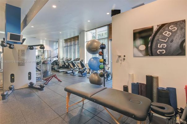 Fitness Equipment, Interior, Recessed Lighting