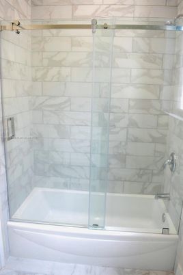 Bathroom, Glass Shower, Interior, Marble Walls