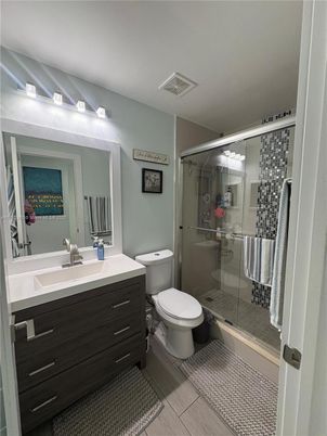 Bathroom, Glass Shower, Interior