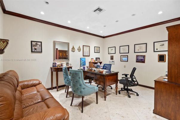 Home Office, Interior, Recessed Lighting