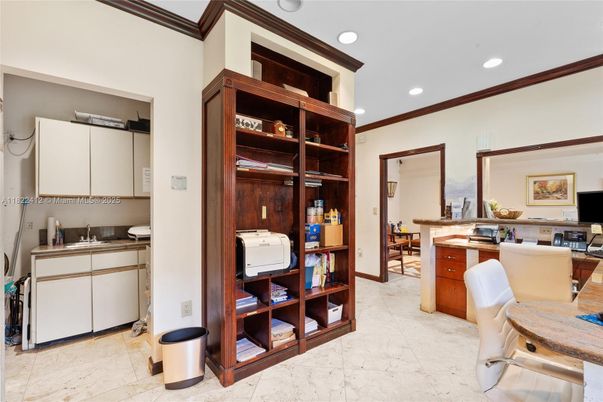 Home Office, Interior, Recessed Lighting