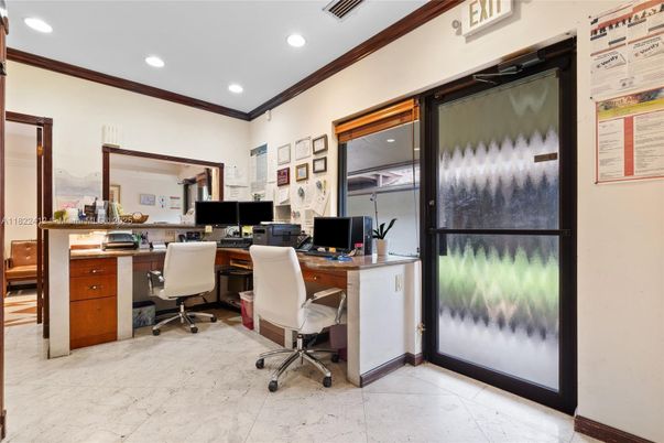 Home Office, Interior, Recessed Lighting