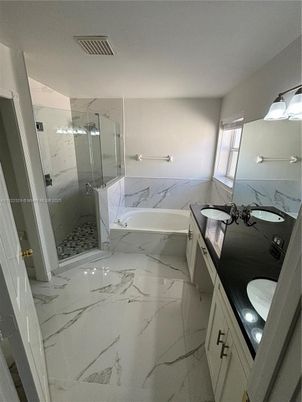 Bathroom, Glass Shower, Interior, Marble, Marble Walls