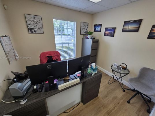 Home Office, Interior, Wood Texture Flooring