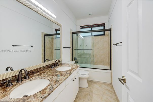 Bathroom, Dual Sink Vanities, Glass Shower, Interior