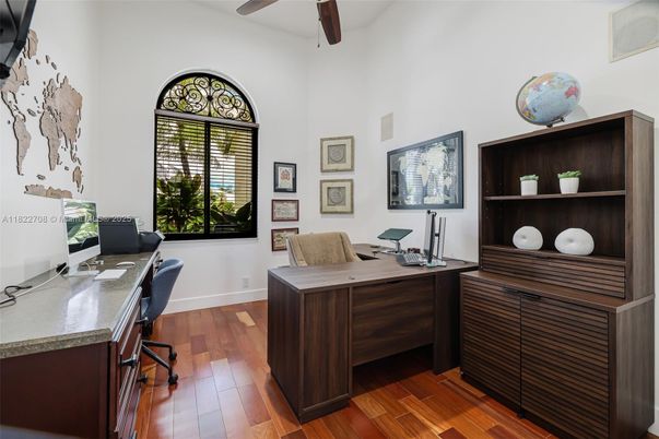 Home Office, Interior, Wood Texture Flooring