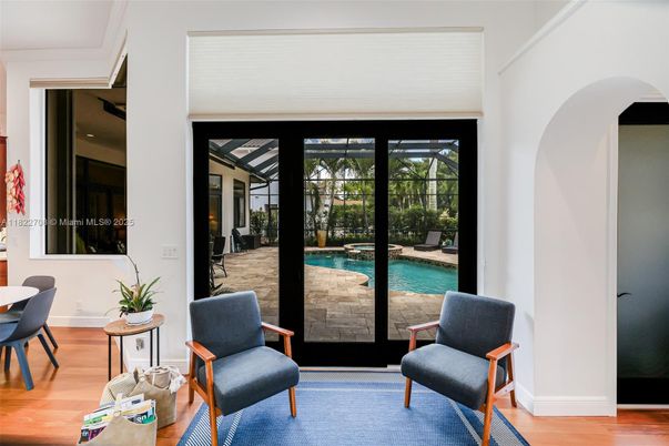 Interior, Pool, Wood Texture Flooring