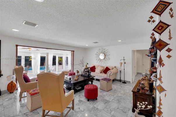 Interior, Living room, Marble, Recessed Lighting