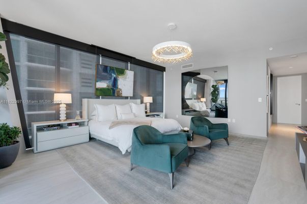 Bedroom, Chandelier, Interior