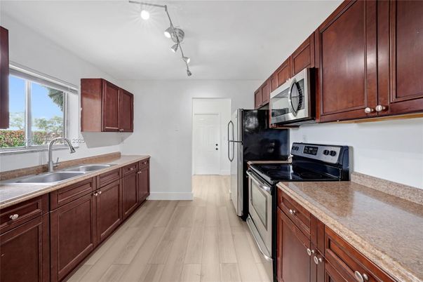 Interior, Kitchen, Wood Texture Flooring