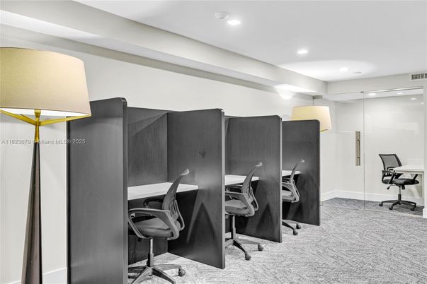 Home Office, Interior, Recessed Lighting