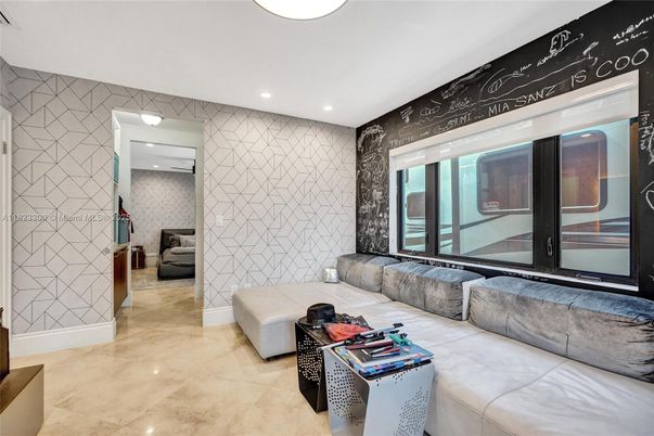 Interior, Living room, Recessed Lighting