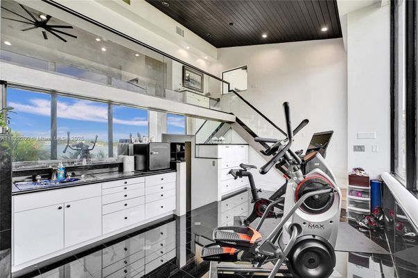 Fitness Equipment, Gym, Interior, Recessed Lighting