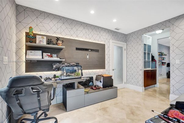 Home Office, Interior, Recessed Lighting