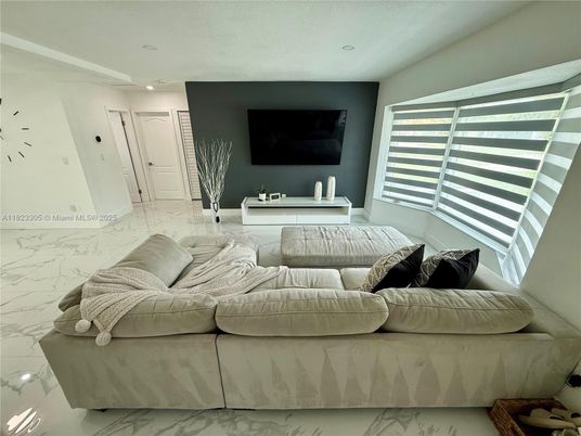 Interior, Living room, Marble, Recessed Lighting