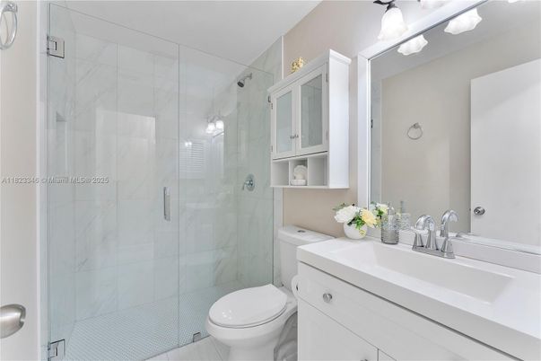 Bathroom, Glass Shower, Interior, Marble Walls