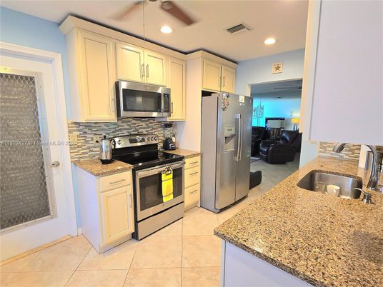 Interior, Kitchen, Recessed Lighting, Stainless Steel Appliances
