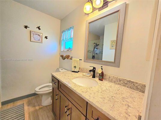 Bathroom, Dual Sink Vanities, Interior, Wood Texture Flooring