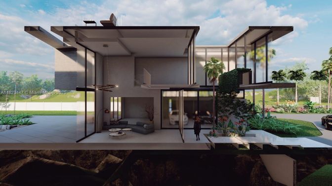 Backyard, Exterior, Facade, Modern