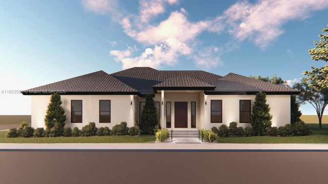 Exterior, Facade, Mediterranean