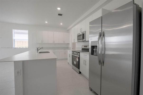 Interior, Kitchen, Recessed Lighting, Stainless Steel Appliances