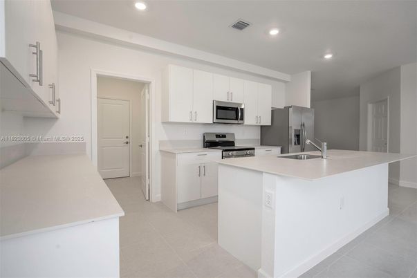 Interior, Kitchen, Recessed Lighting, Stainless Steel Appliances