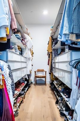 Interior, Recessed Lighting, Walk-in Closets, Wood Texture Flooring