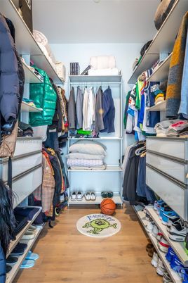 Interior, Walk-in Closets, Wood Texture Flooring