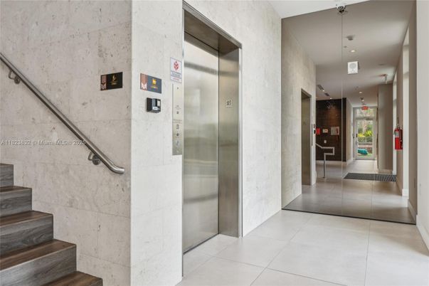 Elevator, Interior, Recessed Lighting