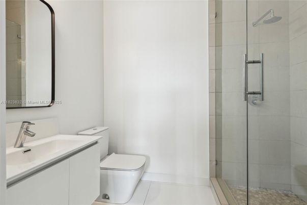Bathroom, Glass Shower, Interior