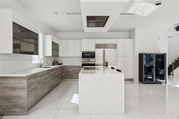 Interior, Kitchen, Recessed Lighting, Stainless Steel Appliances