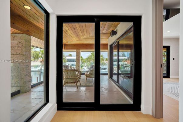 Interior, Recessed Lighting, Water, Wooden Ceilings, Wood Texture Flooring