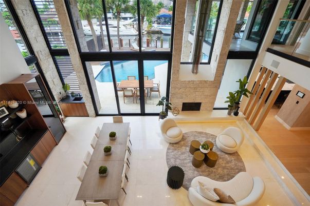 Dining room, Fireplace, Interior, Living room