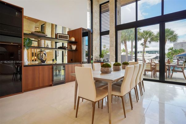 Dining room, Interior, Water