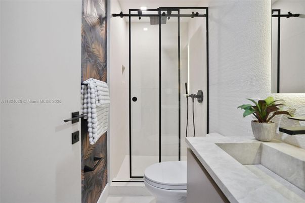 Bathroom, Glass Shower, Interior