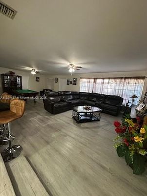 Billiard Table, Game Room, Interior, Living room, Wood Texture Flooring