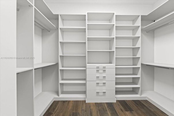 Interior, Walk-in Closets, Wood Texture Flooring