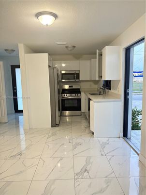Interior, Kitchen, Marble, Stainless Steel Appliances