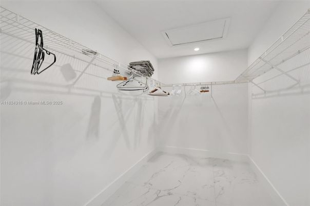 Interior, Marble, Recessed Lighting, Walk-in Closets