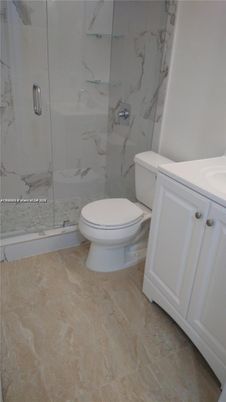 Bathroom, Glass Shower, Interior, Marble Walls