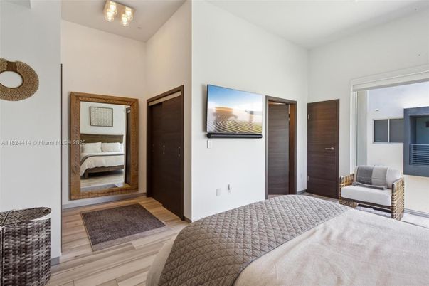 Bedroom, Interior, Wood Texture Flooring