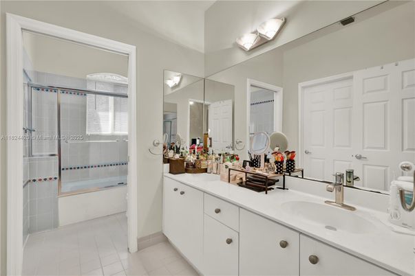 Bathroom, Dual Sink Vanities, Glass Shower, Interior