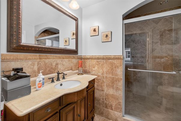 Bathroom, Glass Shower, Interior