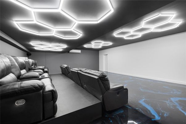 Home Theatre Room, Interior, Recessed Lighting, Theatre Room