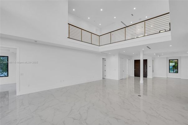 Empty room, Interior, Marble, Recessed Lighting