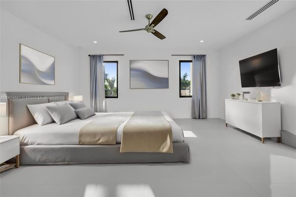 Bedroom, Interior, Recessed Lighting