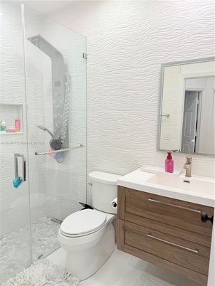 Bathroom, Glass Shower, Interior