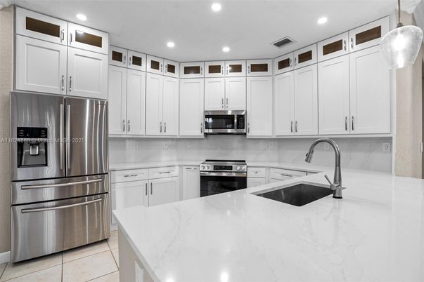 Interior, Kitchen, Recessed Lighting, Stainless Steel Appliances